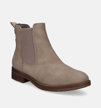 Tamaris Enkellaarsjes Zwart/Cognac/Taupe