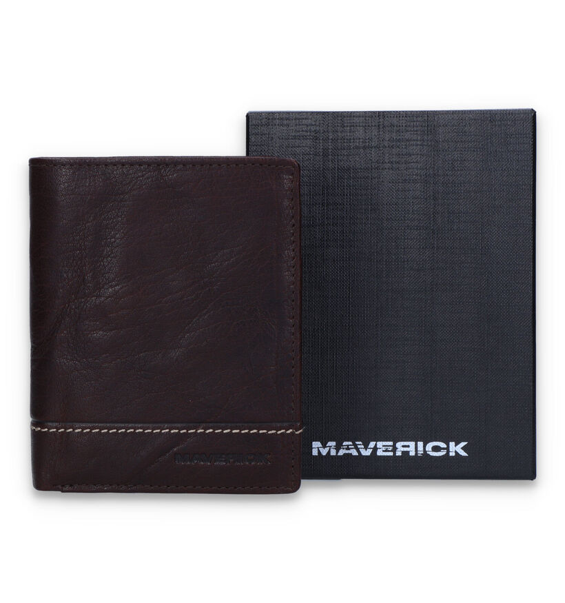 Maverick Portefeuille en Brun pour hommes (331117)