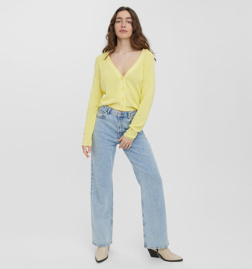 Vero Moda Newlexsun Cardigan en Jaune pour femmes (335804)