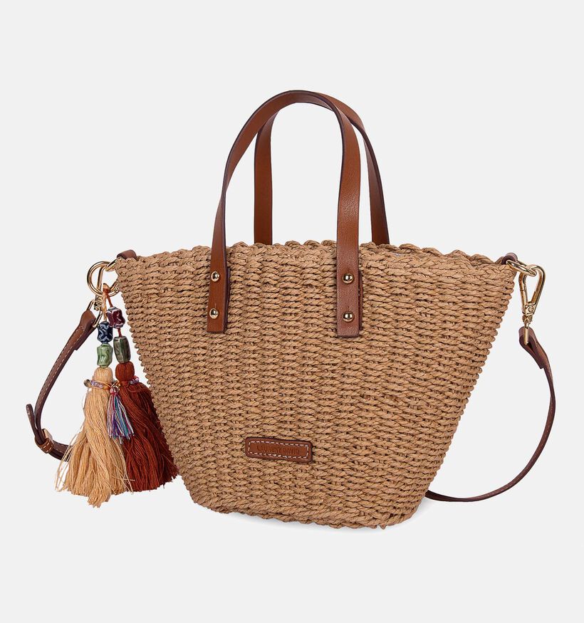 Laurent David Beige/Cognac Handtas voor dames (373944)
