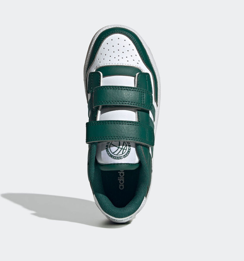 adidas Rapic Court Wit/Groene Sneakers voor jongens, meisjes (359670) - geschikt voor steunzolen