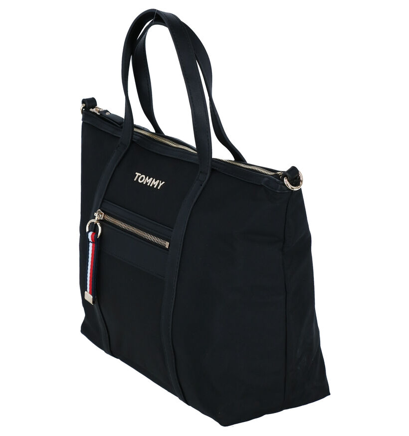 Tommy Hilfiger Nylon Satchel Zwarte Handtas in stof (276506)