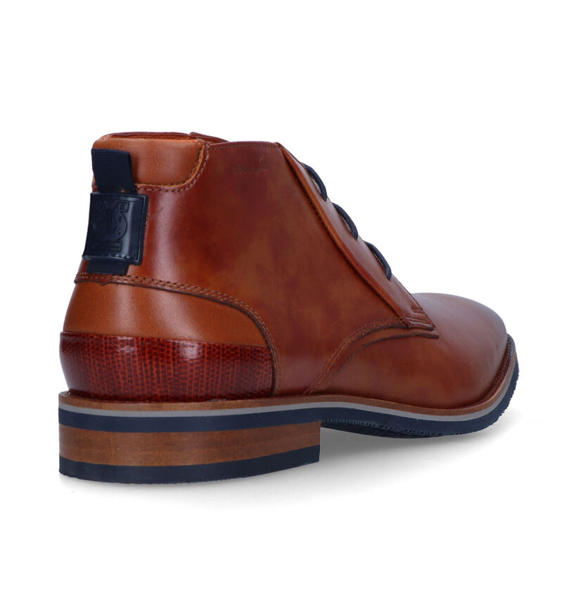 Van Lier Amalfi Chaussures classiques en Cognac pour hommes (322509)