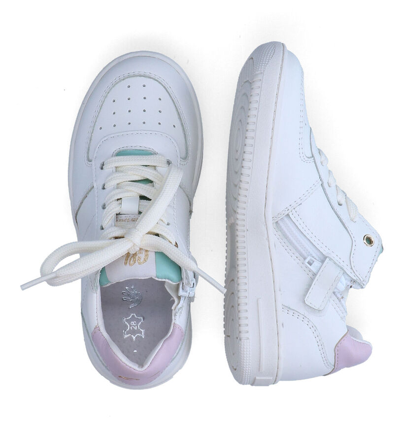 Little David Nel Chaussures à lacets en Blanc pour filles (308234) - pour semelles orthopédiques