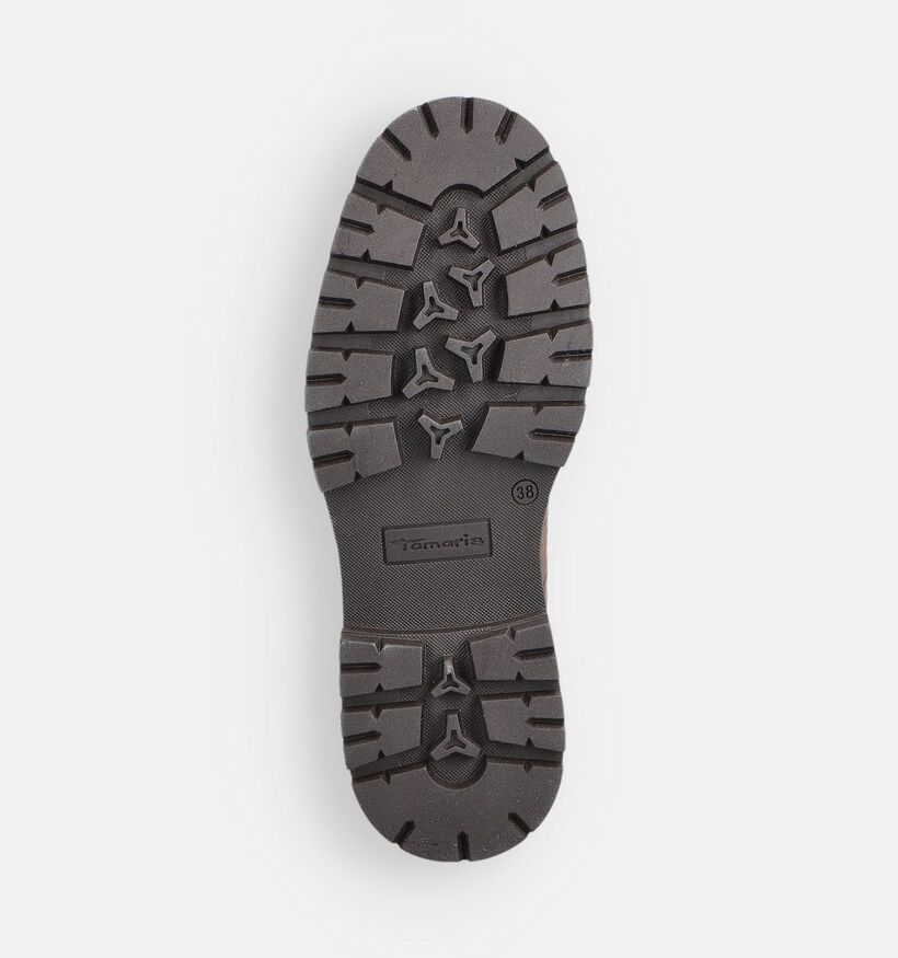 Tamaris Bottines Chelsea en Brun foncé pour femmes (365042)