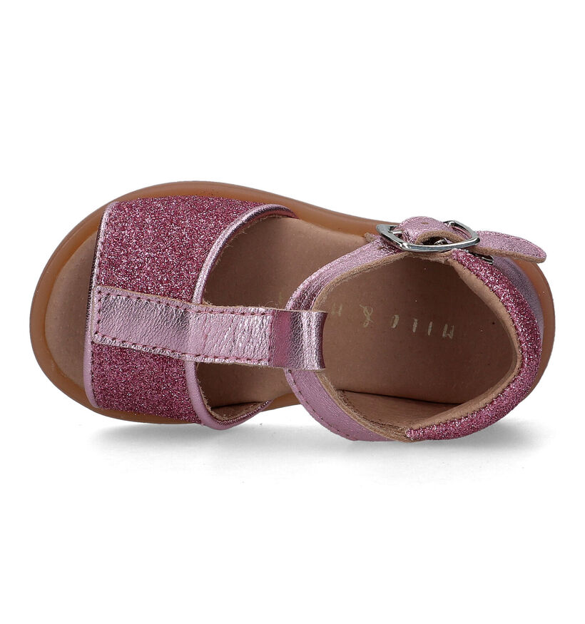 Milo & Mila Sandales pour bébé en Rose pour filles (324464)