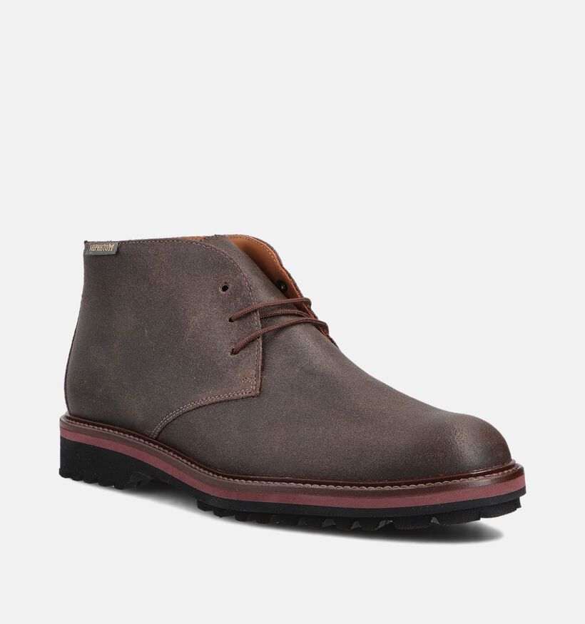 Mephisto Berto Old Velours Desert Boots voor heren (362825) - geschikt voor steunzolen