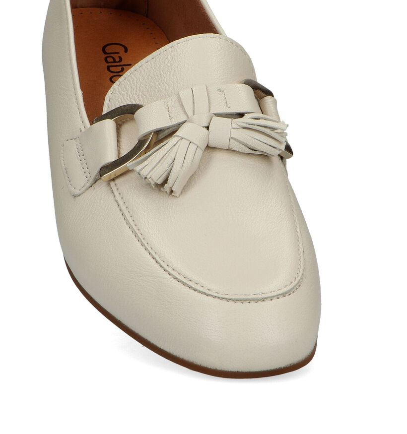 Gabor Ecru Loafers voor dames (323146)