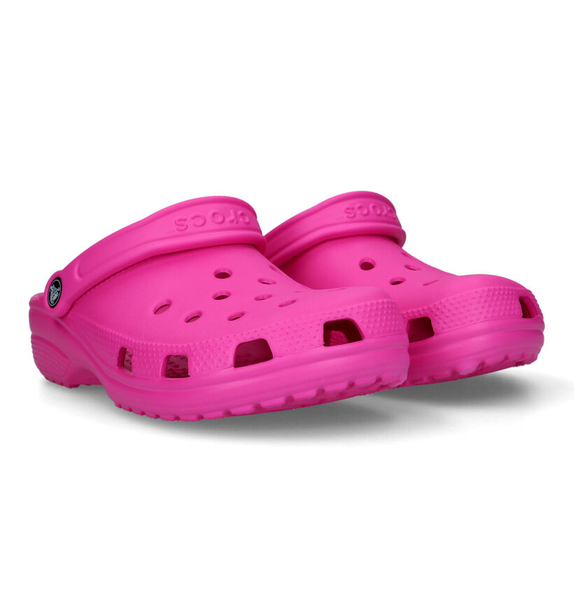 Crocs Classic Fuchsia Slippers voor dames (322202)