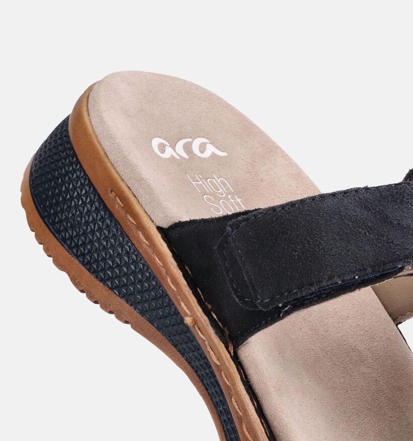 Ara Hawaii 2.0 Nu-pieds en Bleu fonc&eacute; pour femmes (370804)