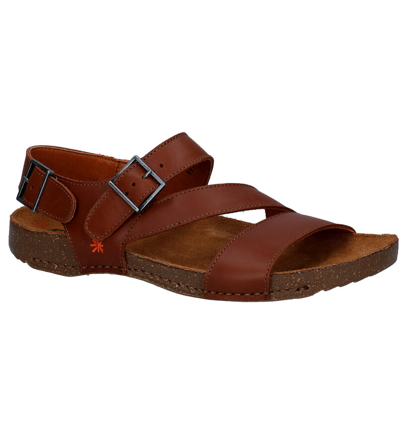 Art Cognac Sandalen in leer (288782)