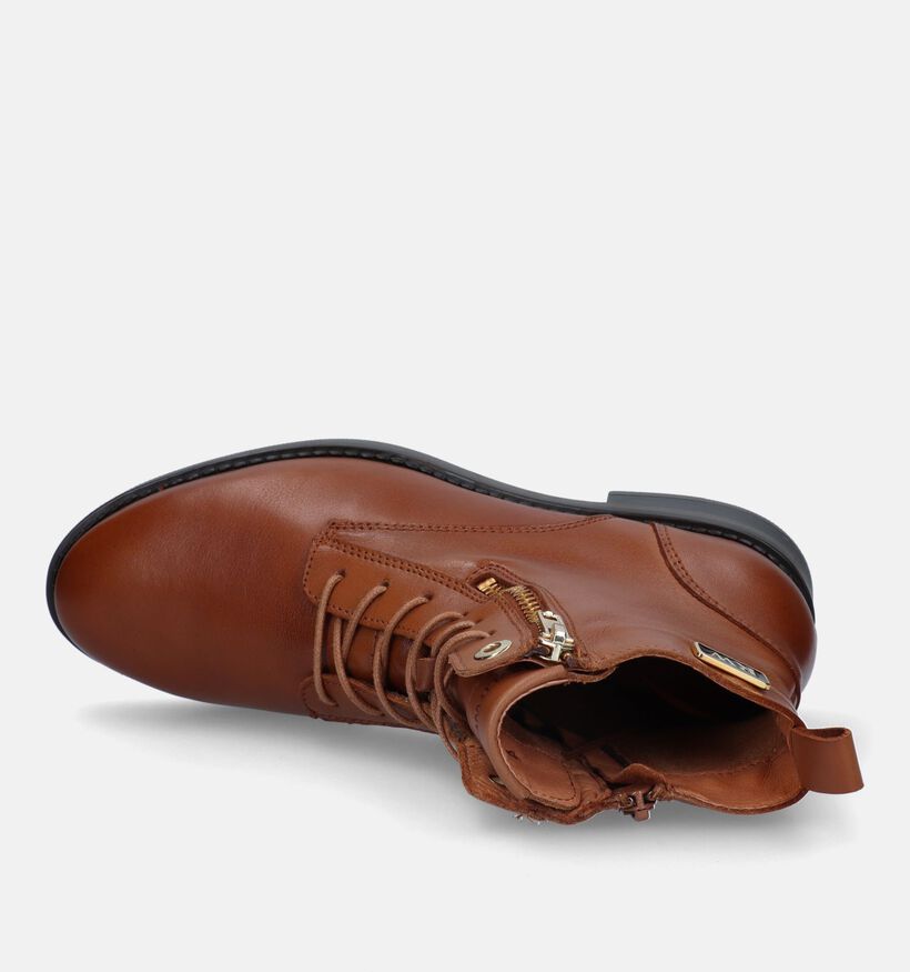 River Woods Marjo Cognac Enkellaarzen met veters voor dames (333137)