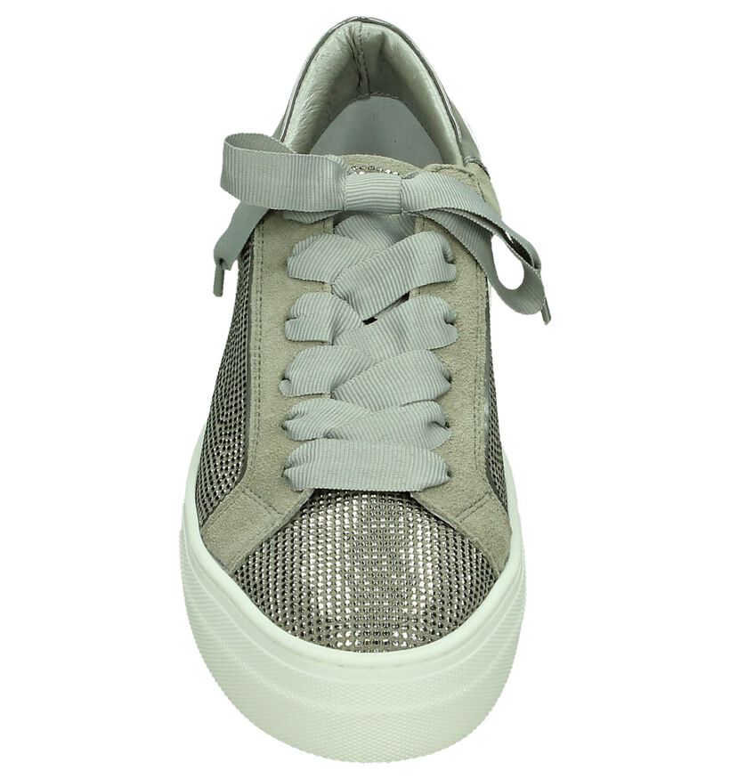 Hip Baskets basses en Gris en cuir (196418)