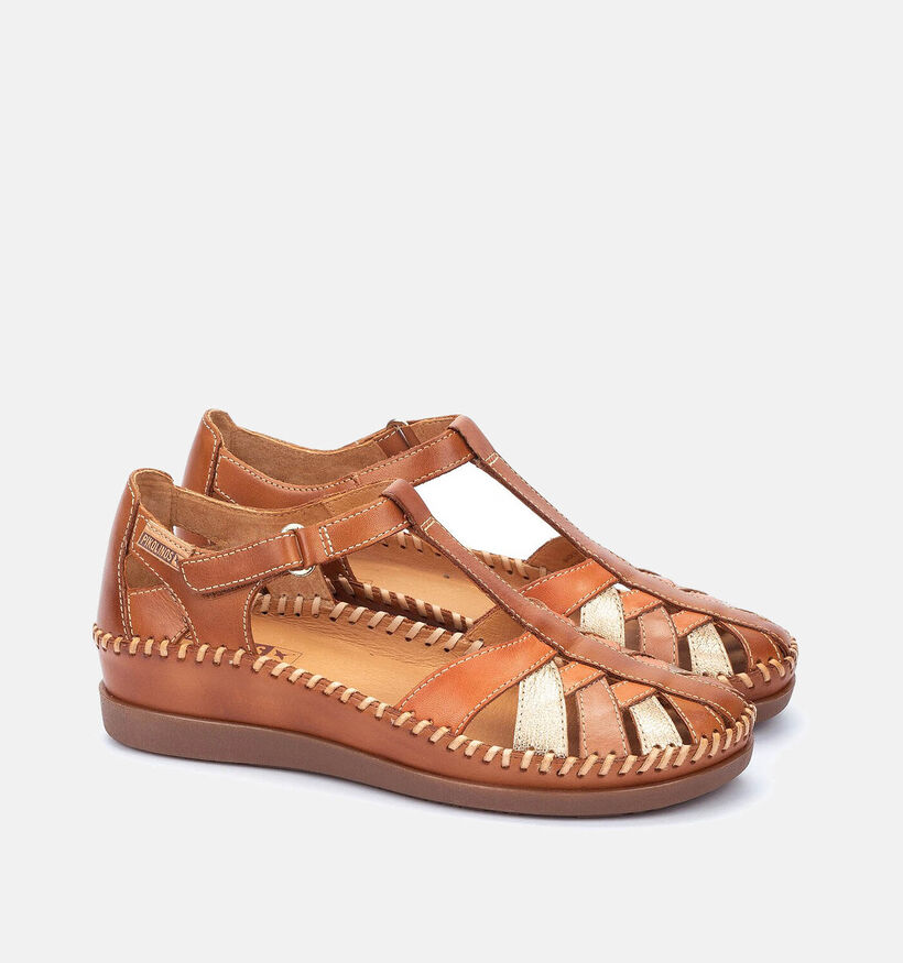Pikolinos Cadaques Sandales en Cognac pour femmes (354664)