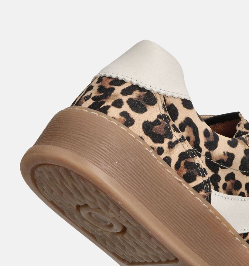 Gabor Leopard Bruine Sneakers voor dames (360308) - geschikt voor steunzolen