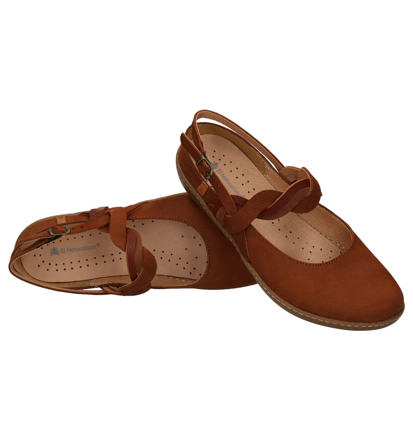 El Naturalista Ballerines en Cognac en cuir (288882)