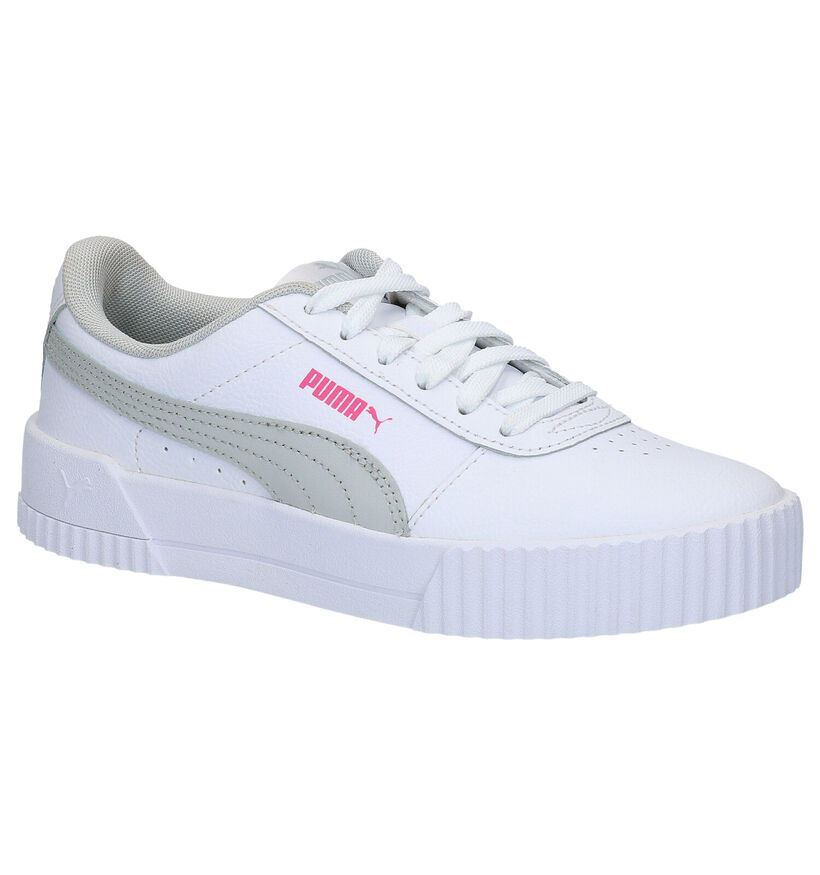 Puma Carina Witte Sneakers in kunstleer (276747)