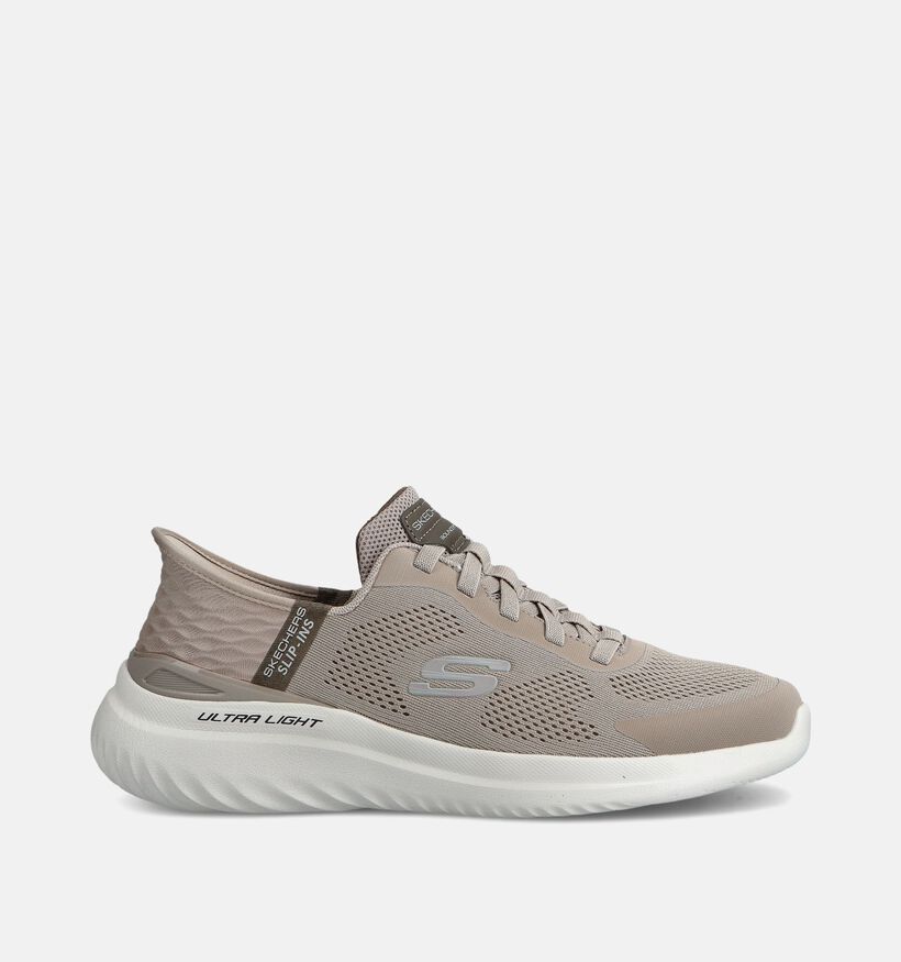 Skechers Bounder 2.0 Emerged Taupe Sneakers voor heren (371073)