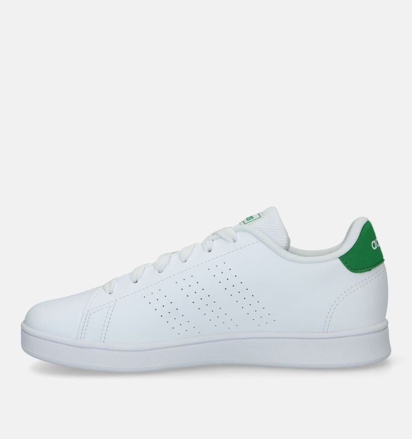 adidas Advantage K Witte Sneakers voor jongens, meisjes (326882)