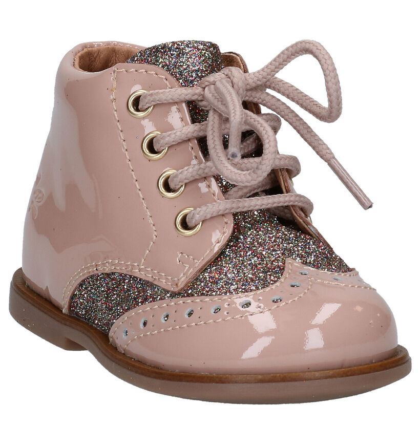 Romagnoli Chaussures pour bébé en Rose en cuir (281512)