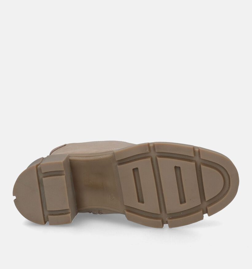 Tango Romy Bottillons avec talon carré en Taupe pour femmes (333470)