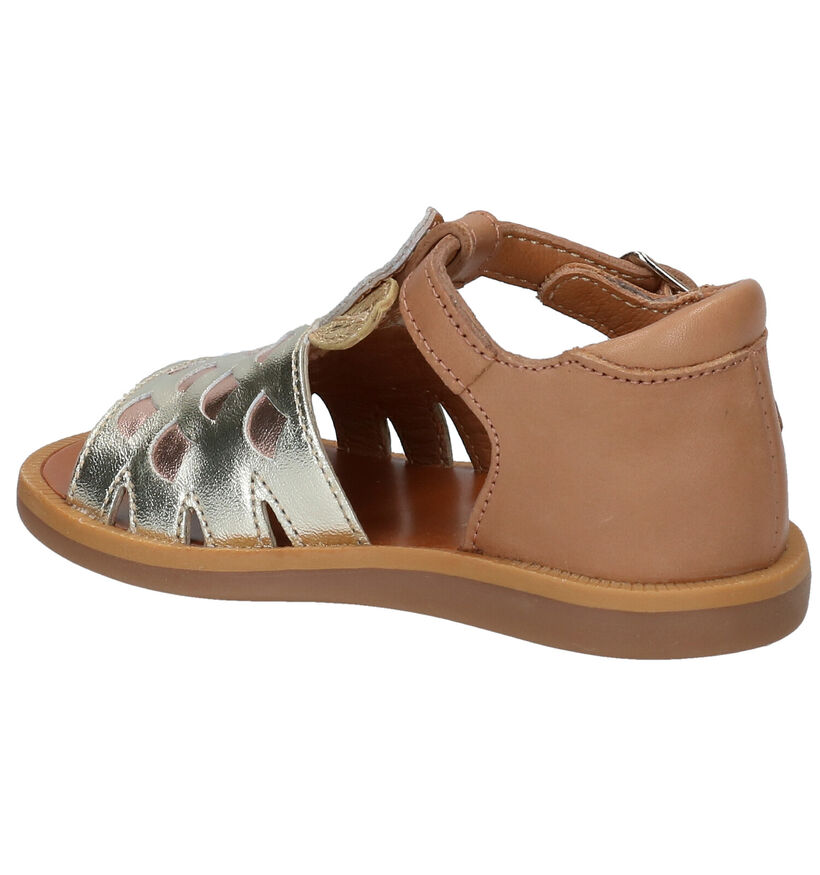 Pom d'Api Poppy Ananas Sandales en Multicolor en cuir (268791)