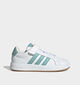 adidas Grand Court 3.0 Baskets en Blanc/Vert pour gar&ccedil;ons (375460)