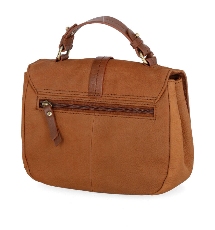 Burkely Soul Sam Cognac Crossbody Tas in nubuck (298856)