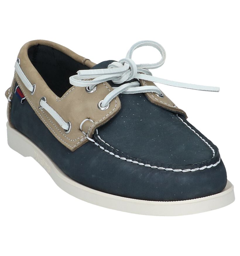 Sebago Dockside Portland Spinnaker Chaussures bateau en Bleu pour hommes (336835)