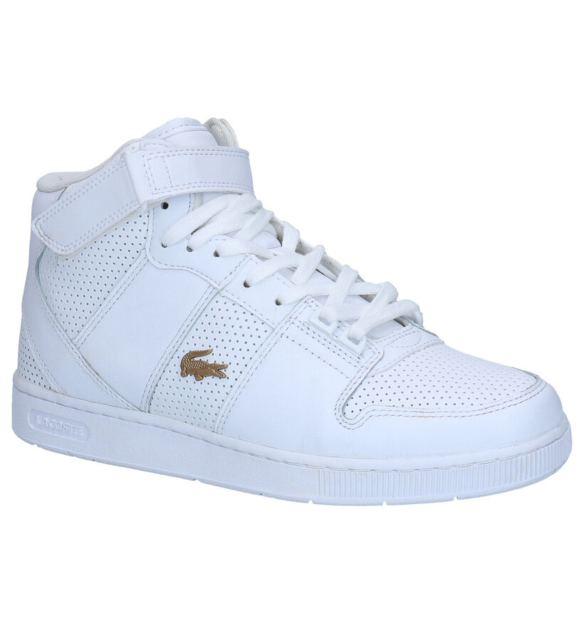 Lacoste Tramline Witte Sneakers in kunstleer (266913)