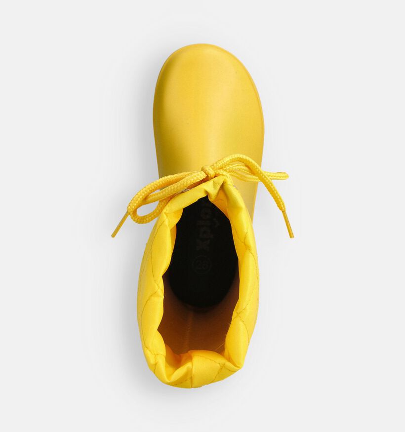 Xplor Rainboot Collar Bottes de pluie en Jaune pour filles, gar&ccedil;ons (376813) - pour semelles orthop&eacute;diques