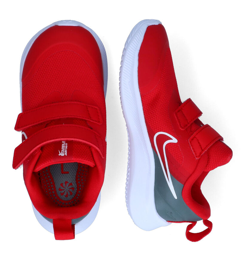 Nike Star Runner 3 TD Baskets en Rouge pour filles, garçons (316262)