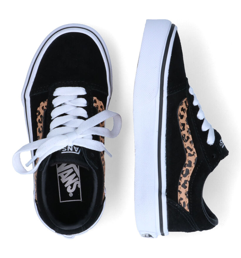 Vans Ward Zwarte Sneakers voor meisjes (343930)