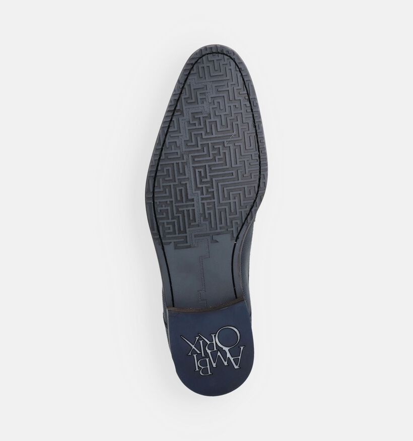 Ambiorix Jurassic Chaussures classiques en Bleu fonc&eacute; pour hommes (381999)