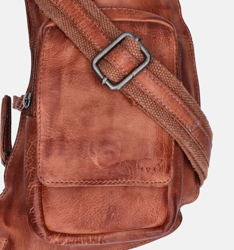 Bear Design Cognac Crossbody tas voor dames (358909)