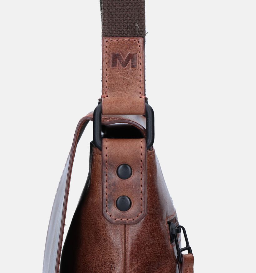 Maverick Bruine Schoudertas voor heren (358820)