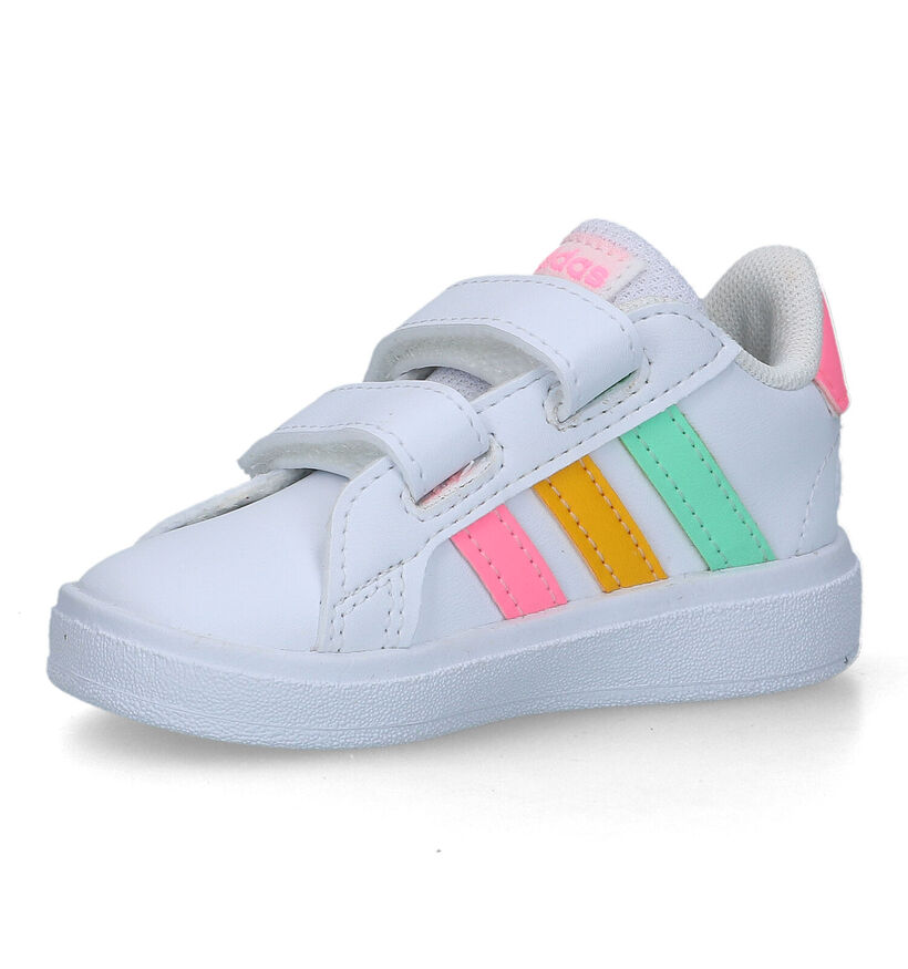 adidas Grand Court 2.0 CF Witte Sneakers voor meisjes (326903)