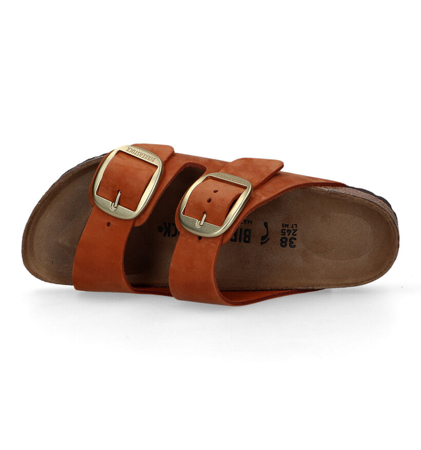 Birkenstock Arizona Big Buckle Zwarte Slippers voor dames (322632)