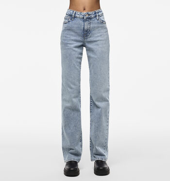 Pieces Jeans Blauw