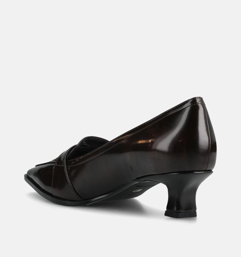 Tamaris Donkerbruine Kitten Heels voor dames (376750)
