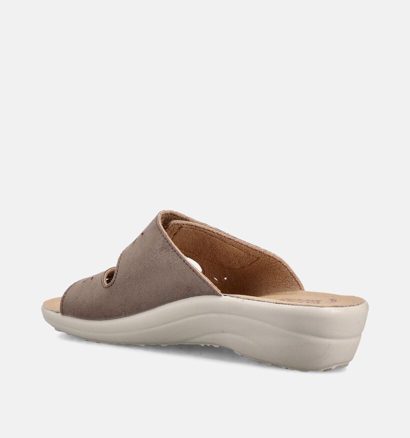 Fly Flot Taupe Slippers voor dames (373521)