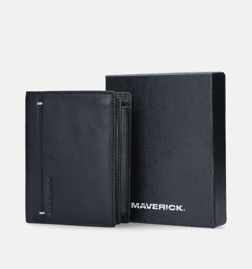 Maverick Zwarte Portefeuille voor dames, heren (358839)