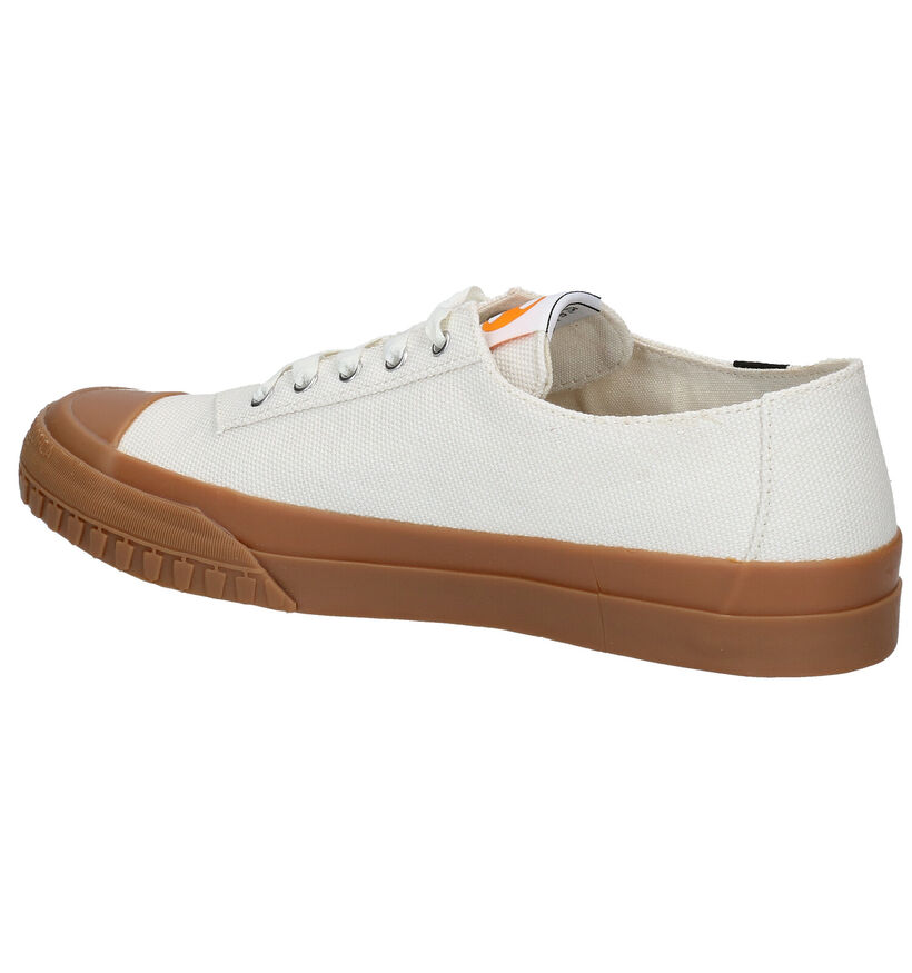 Camper Ecru Sneakers in stof (288395)