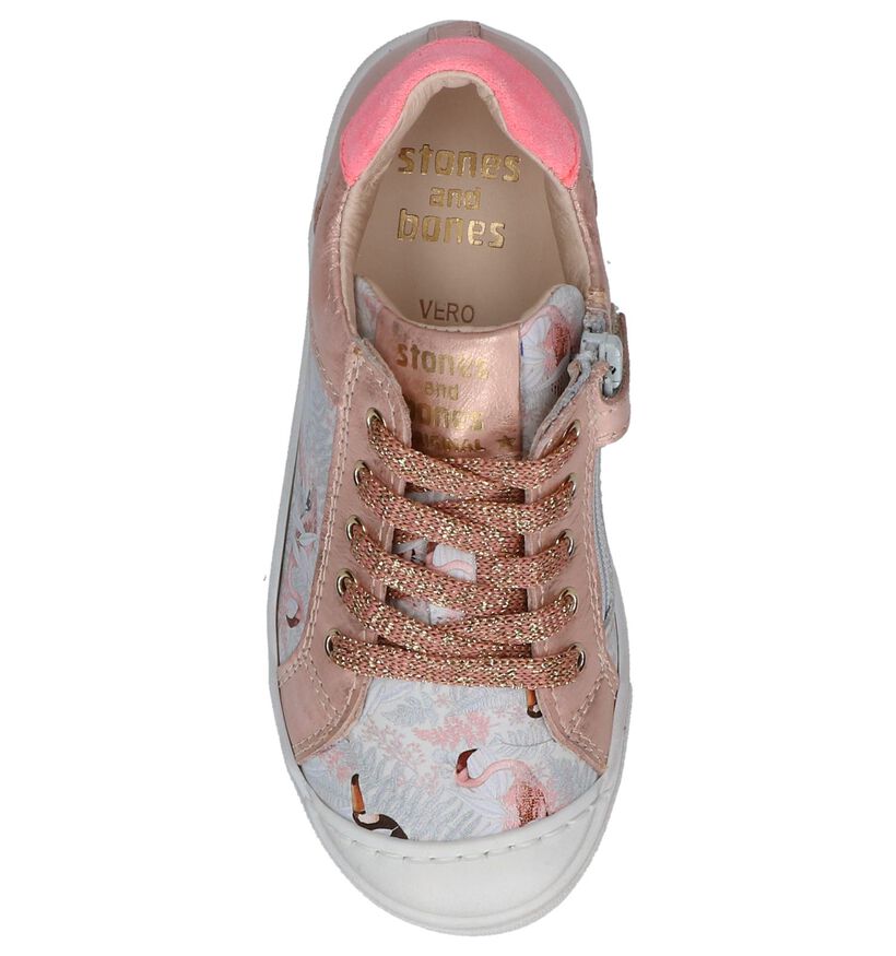 STONES and BONES Chaussures basses en Or rose en cuir (239885)