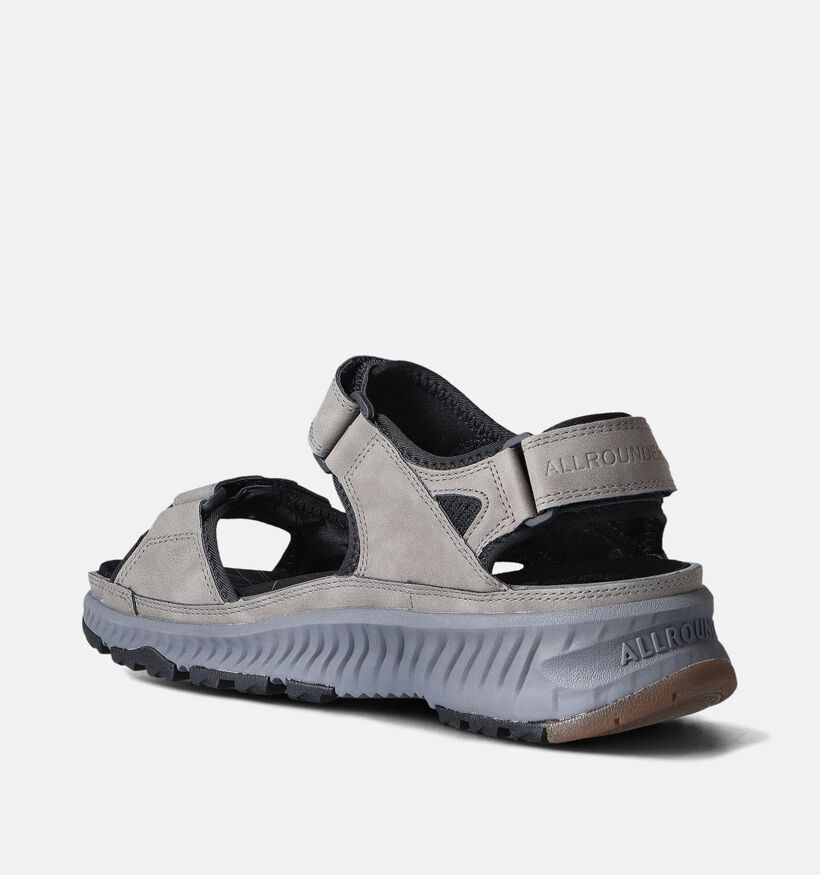 Allrounder Honduras Sandales en Gris pour hommes (354272) - pour semelles orthopédiques