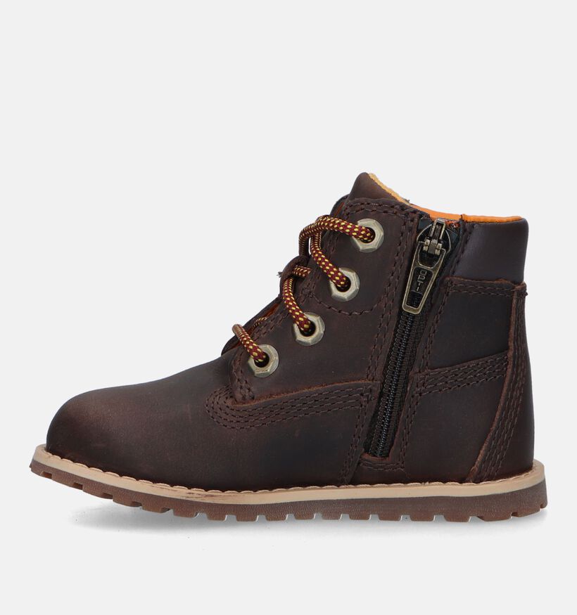 Timberland Pokey Pine HL Bottines en Naturel pour filles, garçons (345277)