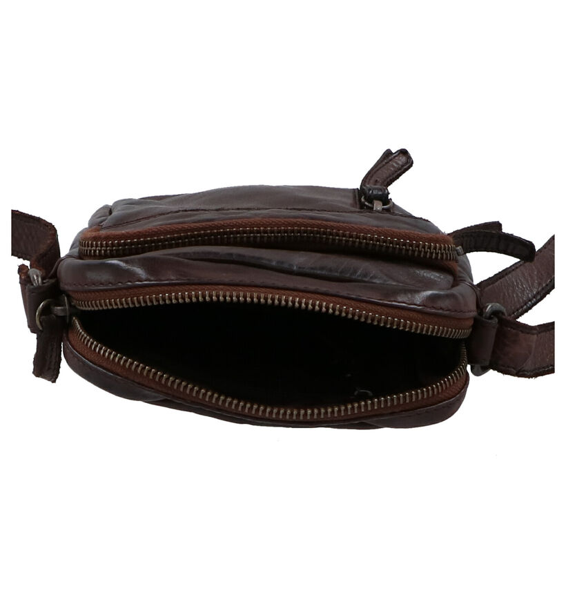 Bear Design Sac à bandoulière en Brun pour hommes (342776)