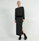 Pieces Joy Zwarte Gebreide rok voor dames (342975)