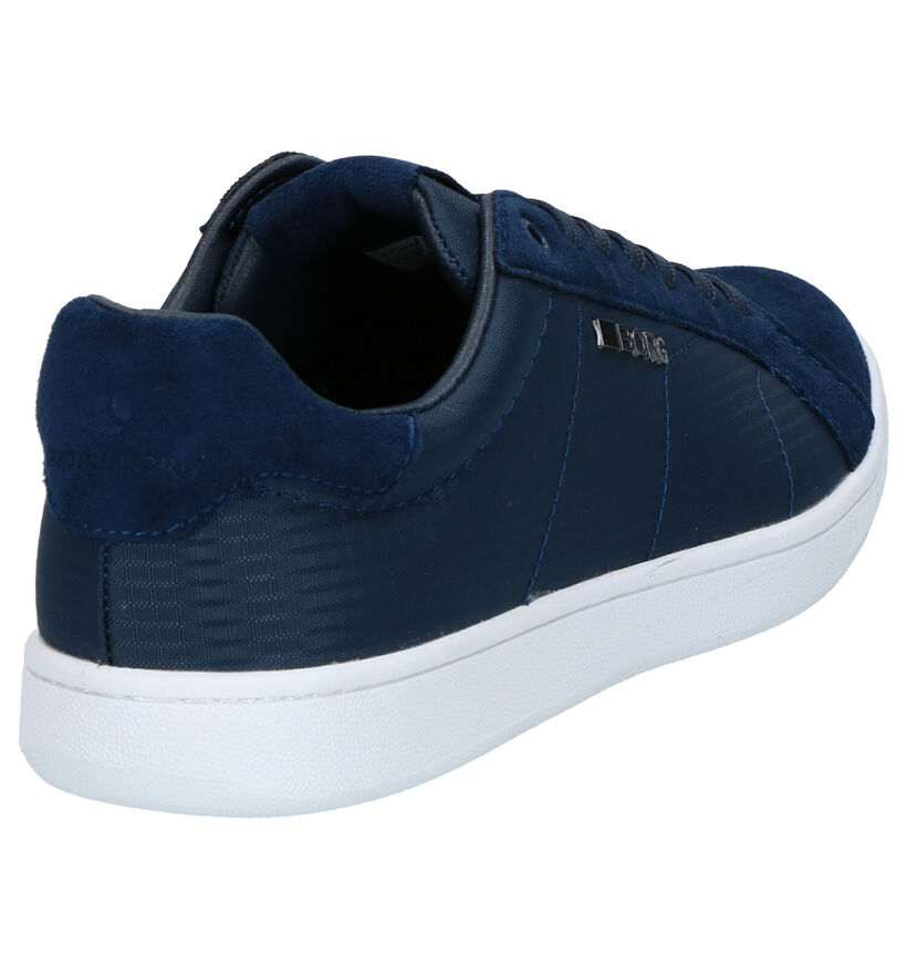 Björn Borg Blauwe Sneakers in daim (267039)