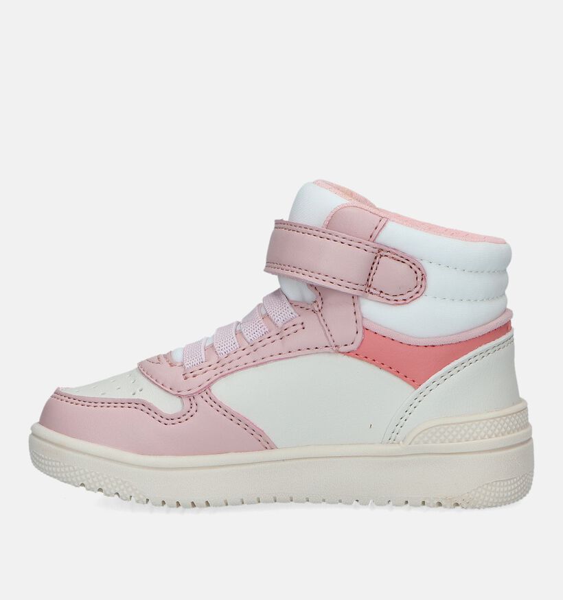 Geox Washiba Beige Hoge Sneakers voor meisjes (330128) - geschikt voor steunzolen